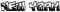 Samunshi® Wandtattoo New York City Schriftzug Skyline schwarz