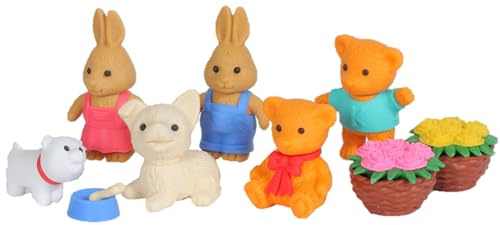 Iwako Erasers Animal Park Blister Pack