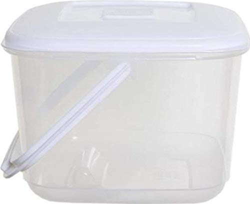 2XPlastic Food Storage Canister with Handle 6.0L