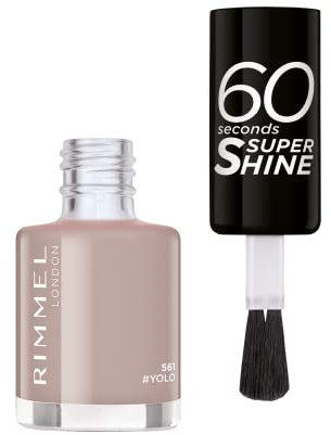 Rimmel 60 Seconds Super-Shine Nail Polish, 561 Yolo, 8 ml