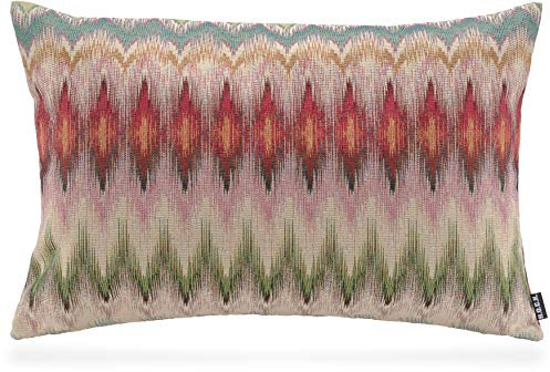H.O.C.K. Esra Dekokissen inkl. Füllung Zierkissen Hocker Multicolour Boho in verschiedenen Größen (60x40cm, Mehrfarbig)