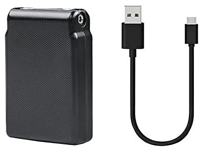 Powebank, batteria esterna da 10000 mAh, compatibile con cuscino riscaldante