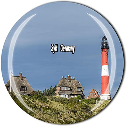Sylt Germany Kühlschrankmagnet Kristall Touristen Souvenir Geschenkkollektion Küchendekor Kühlschrank Magnet Aufkleber