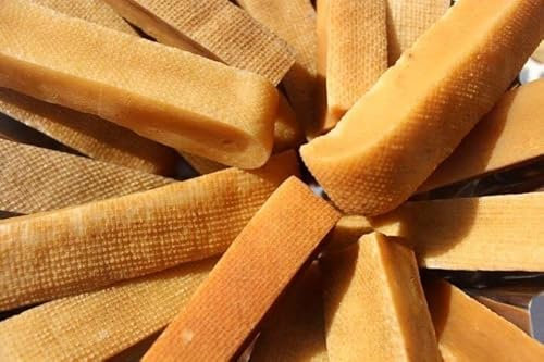 Yak Dog Chews, Himalayan Yak Milk Chew, Natural Yak Chews (10 Medium Chews)