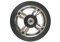 1 Ersatzrad Bollerwagen passend für Fuxtec CT 500-700-800 und andere, silber/chrom