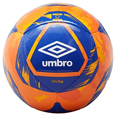 Umbro Sala Cup Ni Futsal Ball (3) (Carrot/White/Victoria Blue)