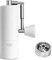 TIMEMORE Manual Coffee Grinder Chestnut C3S Pro with CNC Stainless Steel Conical Burr Hand Grinder, Internal Adjustable Setting Capacity 25g, Double Bearing Positioning for Travel, Camping - White