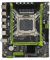 Carte Mère D'ordinateur LGA2011 Broches CPU DDR3 Carte Mère de Jeu pour Boîtier ATX, PCI-E 16X X1, RAM DDR3 X 2, SSD SATA3.0/2.0 M.2 NVME Pleine Vitesse, Carte Réseau Gigabit Card