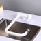 Robinet Cuisine Rabattable sous Fenetre, Mitigeur Cuisine Pliable Blanc Robinet 2 Modes Pivotant 360° Acier Inoxydable Robinetterie de Cuisine-Blanc