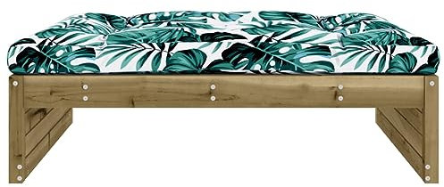 Tidyard Gartenhocker Sitzhocker Gartenmöbel Gartenstuhl Gartenlounge Hocker Ottomanen Fußhocker Gartentisch 120 x 84 x 30 cm (L x B x H) für Terrasse Garten Pool,Kesseldruckimprägniertes Kiefernholz