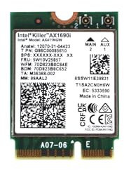 Intel NIC WI-FI 6E AX1690 Netzwerkkarte Bluetooth 5.3-2x2 NovPro, grün, AX411.NGWG.NVX - WLAN Karte