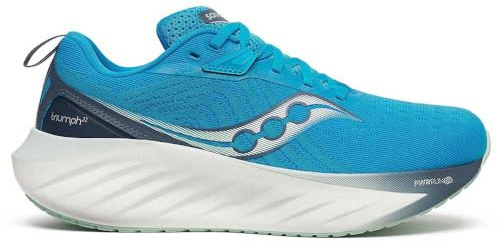 Saucony Triumph 22 Womens Running Shoes Blue