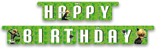 BeenSmile, GuIRNALDA GENERICA CATNOIR, Happy Birthday-Girlande, Geburtstagsdekoration für Kinder, Kinderpartys, Geburtstage und Feiern, Partyartikel, 1 Stück