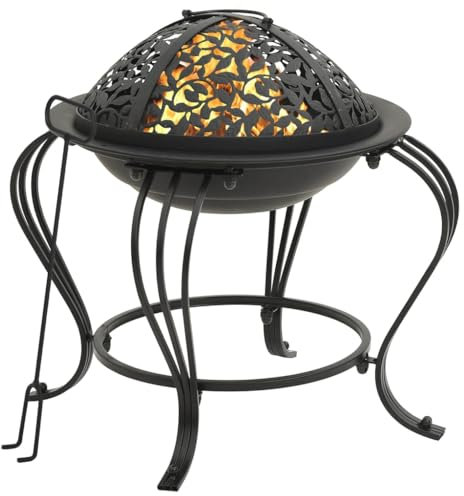 Kamine Feuerstelle mit Schürhaken 49 cm Stahl Haus & Garten