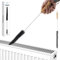 Rivaroc Radiator Cleaning Brush, 70CM Flexible Duster, Wooden Handle, Multi-Purpose Tool for Lint and Appliances
