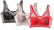 Sortsia Damen-BH, Öffnung vorne, verstellbar, für Damen, Mode, ohne Bügel, Komfort, BHS, Basis, Push-Up, rückenfrei, BH,, Schwarz, 4X-Large