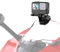 PULUZ Windshield Mount Clamp for GoPro Hero12 11 10 9, Motorcycle Action Camera Mount for DJI Osmo Action 4 for Insta360 X4 Ace Pro