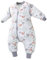 LAT Baby Sleeping Bag with Feet 2.5 TOG Winter Warm Toddler Sleep Sack with Legs Long Sleeves Removable 100% Cotton Wearable Blanket for Girls Boys (Koala, M (12-24 Months))