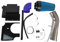 Lufteinlass Ansaugschlauch High Flow Cold Air Intake Pipe Kit Für Cadillac Für Escalade 5.3L V8 Gas 2005 Für Escalade 6.0L V8 Gas 2005-2006 Auto Luft Einlass(Blau)