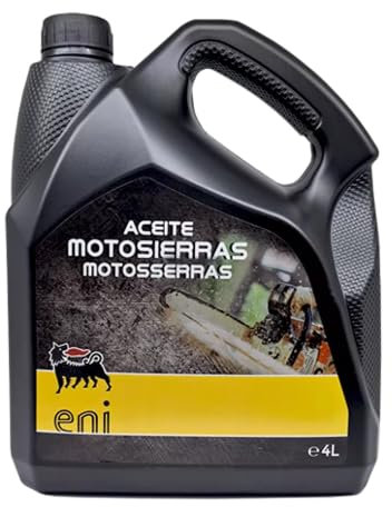 ENI Aceite para Cadena de Motosierras, 4 Litros, Negro