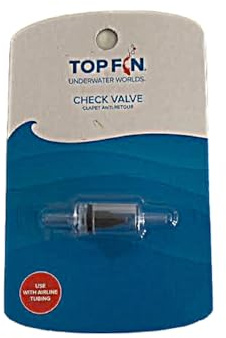 Top Fin Aquarium Check Valve. Keeps Water from Siphoning When Pump is Off.