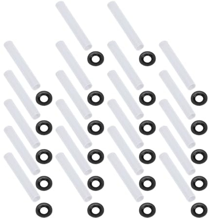 EIMSOAH Geräuschlose Garagentor-Rollenwellenscharniere, Glatte Scharnier-Rollenhülsen, 22 X 11 Mm, 44-teiliges Set (22-teiliges Set)