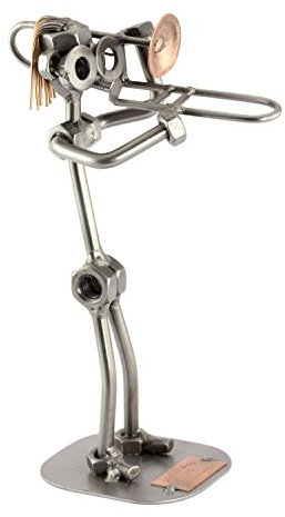 Steelman24 I Schraubenmännchen Posaune I Made in Germany I Handarbeit I Geschenkidee I Stahlfigur I Metallfigur I Metallmännchen