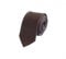 Fabio Farini - einfarbige elegante Unicolor Krawatten für Herren - 6cm/8cm zur Auswahl Braun Klassisch (8cm)