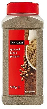 Chef's Larder Ground Black Pepper 500g x2 (1000g)