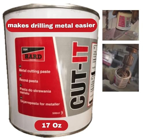 TTP HARD drills cutting fluid - specialist multi purpose lubricant paste for drilling reaming & tapping, lubricating wax for metal drill bits, tools & equipment, super lube compound grease