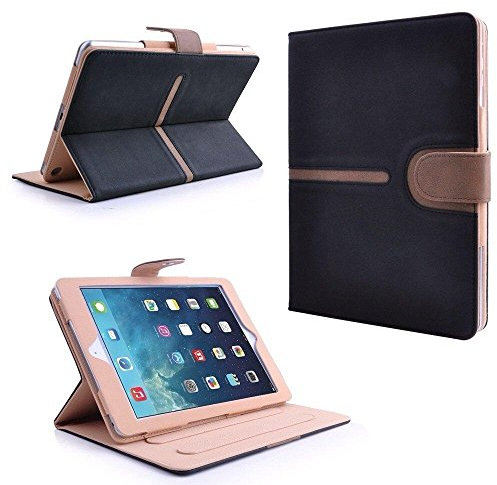 MOFRED® Buckle Suede Leather Apple iPad Air 2 (Launched Nov. 2014) Case Executive Suede Leather Case for Apple iPad Air with Built-in Magnet for Sleep & Awake Feature by, [Importado de UK]