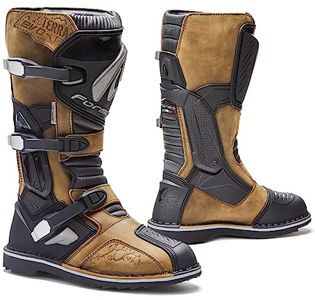 Forma Motorradstiefel Terra Evo WP, Braun