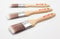ProDec 3 piece Premier Oval Trade Professional Synthetic Brush Set Ideal for Painting Skirting Board, Architrave and Other Curved or Moulded Surfaces, Contains 1, 1.5, 2 inch Brushes