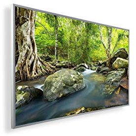 Könighaus 450W Infrarotheizung mit Bild in HD Qualität ✓ Energiesparend ✓ 5 Jahre Garantie ✓ Doppelter überhitzungsschutz ✓ Infrarot Wandheizung ✓ Motiv: 10. Wasserfall