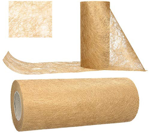 AmaCasa Tischläufer Sizoflor 20cm/25m Tischband Hochzeit Kommunion (Gold)