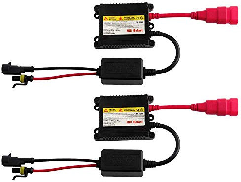 yifengshun 12V 35W Universal Ballast Kit Xenon DC HID de Rechange réactance, 2 pièces Toutes Les séries pour H1 H3 H4 H7 H10 H9 9005 9006 D2r D2s