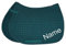 Eskadron racinggreen Cotton VS-Schabracke mit individuellem Namen Bestickt, Schriftart:Heidelberg, Garnfarbe Maderia:Dark Purple 1922