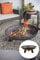 DWD ® Heavy Gauge Industrial Design Oiled Steel 60/70/80cm Diameter Fire Pit Patio Brazier (80, Large Steel Fire Bowl)