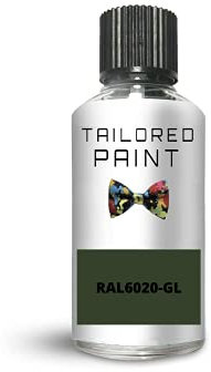 RAL6020 - Vernice per ritocchi in metallo cromato con pennello per interni in PVC in ceramica e plastica