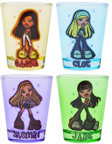 Silver Buffalo Bratz Airbrush Sparkle Mini-Glas-Set, 42,5 ml, 4 Stück