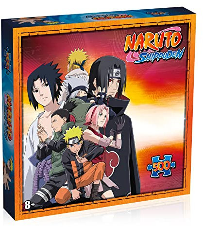 Winning Moves - Puzzle Naruto Shippuden Ninjas DE Konoha - 500 Pièces - A partir de 10 ans - Version française