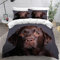 TAOLU Brauner Labrador Bettbezug 135x200 3D Motiv Bettwäsche-Set 100% Mikrofaser Bettbezüge mit Reißverschluss und 2 Kissenbezug 80x80 Tierischer Hund Bettwäsche 135x200 für Kinder Zimmer Dekor