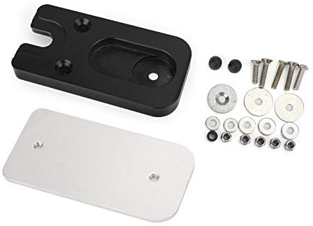 Areyourshop Motorrad Universalhalterung für hintere Kennzeichenhalterung, Motorradzubehör Ohne Magnet