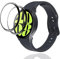 Jewloofa Verre Trempé pour Samsung Galaxy watch 6 40mm Protection écran [2 Pièces], Transparent HD/Sans Bulles, Protection écran pour Galaxy watch 6 40mm