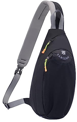 Einfache, lässige Brusttasche für Damen oder Herren, leichte Umhängetasche mit Reißverschluss, Tasche für den Sport Aigner Taschen Damen (D, One Size)