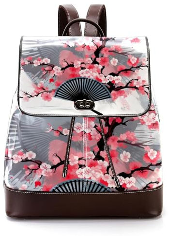 WOSHJIUK Reiserucksack,Arbeitsrucksack,Rucksack,Fan und Malerei im chinesischen Stil,Rucksack