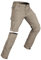 Wespornow Wanderhose-Herren-Zip-Off-Cargohose-Outdoor-Hosen-Abnehmbar-Trekkinghose, Atmungsaktiv Outdoorhose Schnell Trockend Sommer Softshellhose Funktionshose mit 5 Taschen (Taupe, XL)