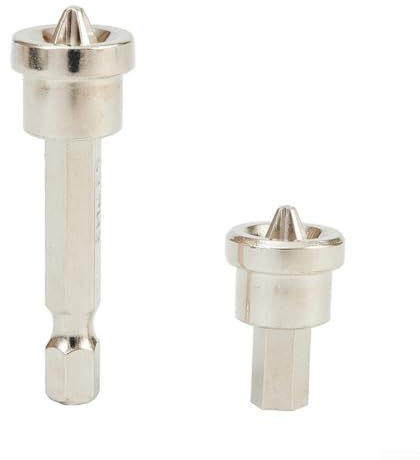 Accurate Positioning Screwdriver Bits, Magnetic Collar, Non Slip Design, Wear Resistant, Suitable for Electric and Manual Screwdrivers
