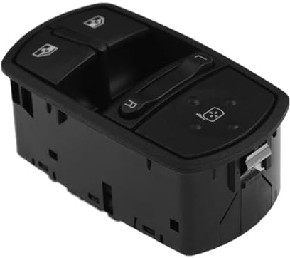 Interruptor Ventana Interruptor de elevalunas eléctrico RHD para Opel para Corsa D 2006-2014 Accesorio para automóvil Elevalunas Interruptor