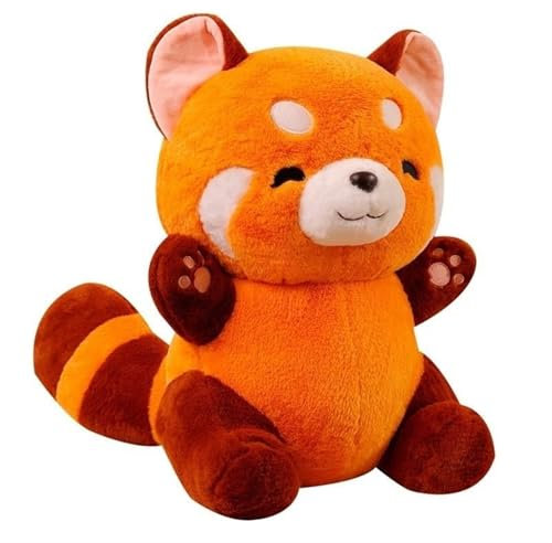 TOPLITHE Niedlicher Roter Panda Plüsch, Weiches Kuscheltier Plüschspielzeug, Kuscheliges Cartoon-Kissen, Puppe for Kinder, Geschenke(23CM/9IN)